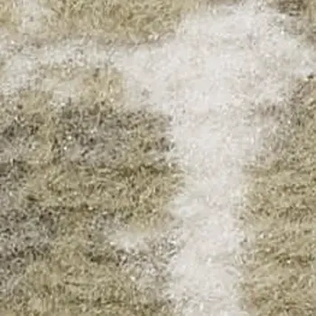 8' X 10' Green and Ivory Medallion Power Loom Distressed Area Rug