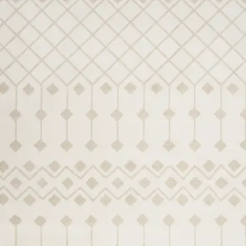 5' X 7' Beige and Ivory Moroccan Power Loom Area Rug