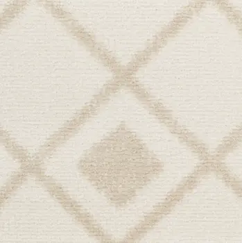 8' X 10' Beige and Ivory Moroccan Power Loom Area Rug