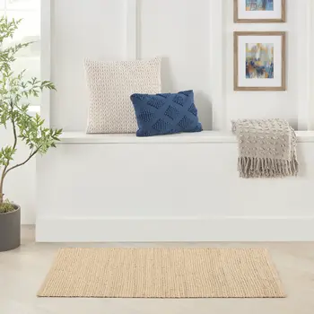 3' X 5' Natural Jute Flatweave Handmade Area Rug