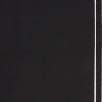 9' X 12' Black And Ivory Indoor Outdoor Area Rug