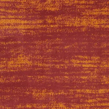 9' X 12' Red And Orange Abstract Indoor Outdoor Area Rug