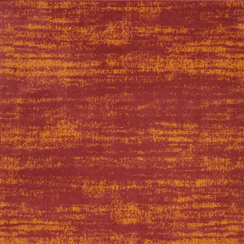 9' X 12' Red And Orange Abstract Indoor Outdoor Area Rug
