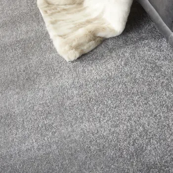 10' Gray And Silver Round Indoor Outdoor Area Rug