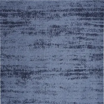 4' X 6' Denim Blue And Navy Blue Abstract Indoor Outdoor Area Rug