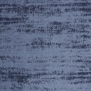6' X 9' Denim Blue And Navy Blue Abstract Indoor Outdoor Area Rug
