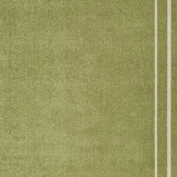 5' X 7' Green And Ivory Indoor Outdoor Area Rug