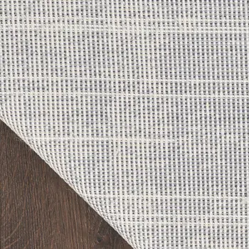 8' Gray And Beige Abstract Indoor Outdoor Runner Rug