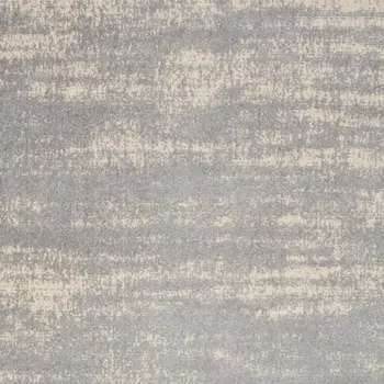 6' X 9' Gray And Beige Abstract Indoor Outdoor Area Rug