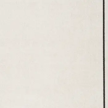 4' X 6' Ivory And Black Indoor Outdoor Area Rug
