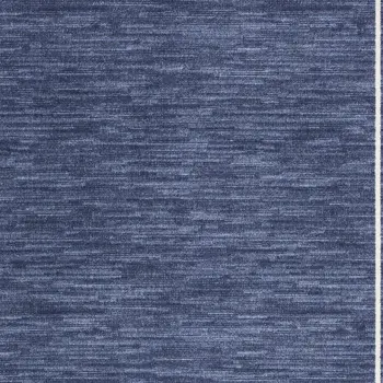 5' X 7' Navy Blue And Ivory Indoor Outdoor Area Rug