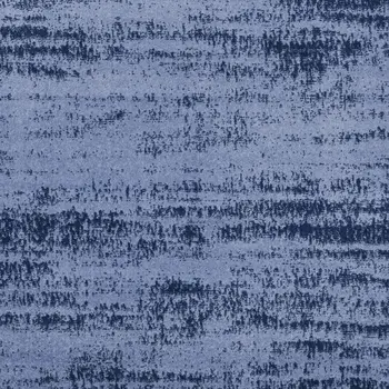 5' Denim Blue And Navy Blue Square Abstract Indoor Outdoor Area Rug