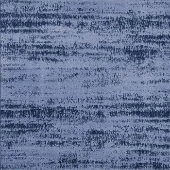 5' Denim Blue And Navy Blue Square Abstract Indoor Outdoor Area Rug