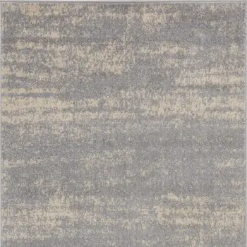 3' X 5' Gray And Beige Abstract Indoor Outdoor Area Rug