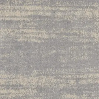 5' Gray And Beige Square Abstract Indoor Outdoor Area Rug