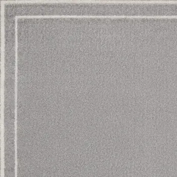 2' X 4' Gray And Ivory Indoor Outdoor Area Rug