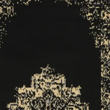 2' X 4' Tan And Black Medallion Distressed Area Rug