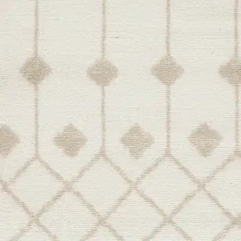 2' X 4' Beige and Ivory Moroccan Power Loom Area Rug