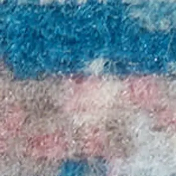 2' X 4' Ivory Pink And Blue Medallion Distressed Area Rug