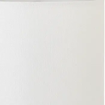 15" Gold and White Ceramic Cylinder Table Lamp With White Drum Shade