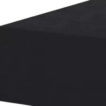 5" Black Wood One Drawer Floating Nightstand