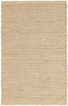 2' X 3' Natural Jute Flatweave Handmade Area Rug
