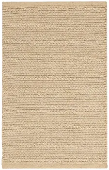2' X 3' Natural Jute Flatweave Handmade Area Rug