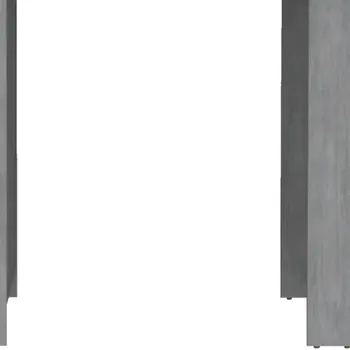 36" Gray Wood Kitchen Island With Storage