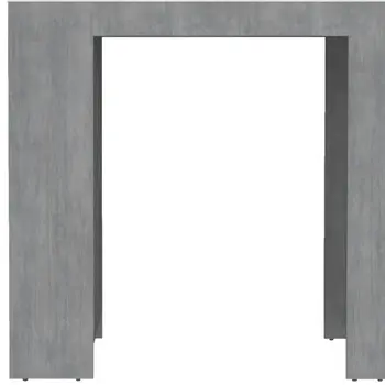 36" Gray Wood Kitchen Island With Storage