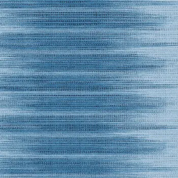 8' Blue Ombre Distressed Non Skid Runner Rug