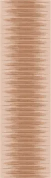 8' Brown Ombre Distressed Non Skid Runner Rug