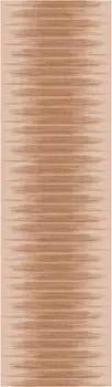 8' Brown Ombre Distressed Non Skid Runner Rug