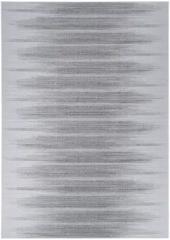 6' X 9' Gray Ombre Distressed Non Skid Area Rug