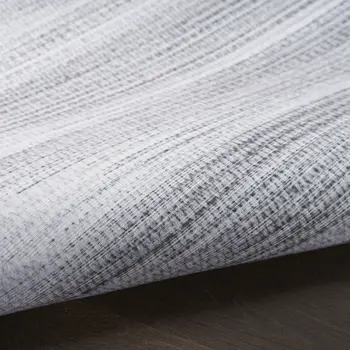 6' X 9' Gray Ombre Distressed Non Skid Area Rug