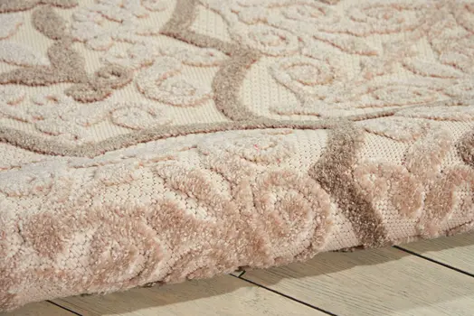 4' X 6' Cream Beige And Brown Trellis Indoor Outdoor Area Rug