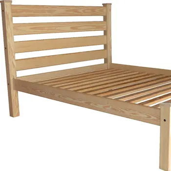 Natural Solid Wood Full Bed Frame