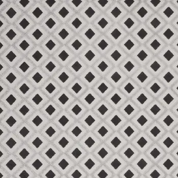 7' X 10' Black And White Geometric Indoor Outdoor Area Rug
