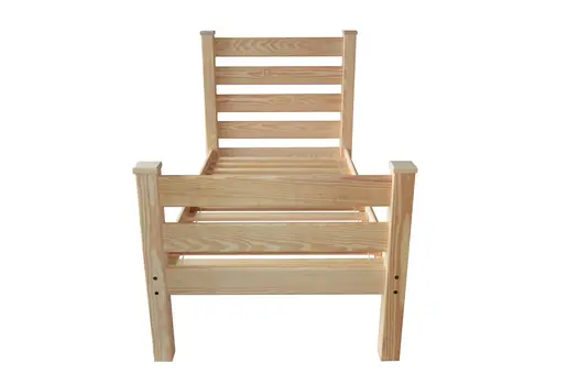 Natural Solid Wood Twin Bed Frame