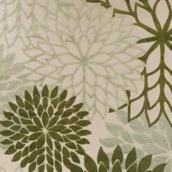 8' X 11' Ivory And Green Floral Indoor Outdoor Area Rug