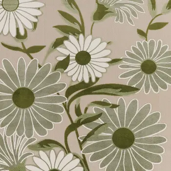 12' X 15' Ivory And Green Floral Indoor Outdoor Area Rug