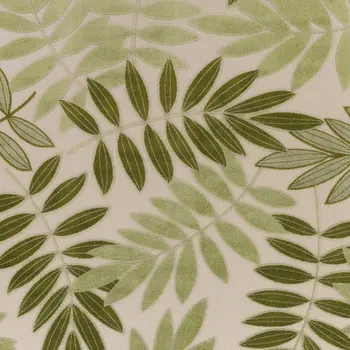 12' X 15' Ivory And Green Floral Indoor Outdoor Area Rug