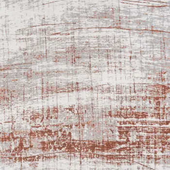 6' X 8' Gray and Yellow Abstract Non Skid Area Rug