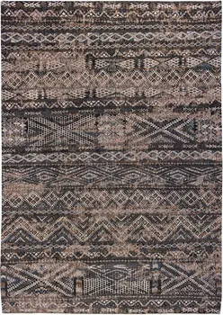 9' X 13' Gray and Beige Oriental Non Skid Area Rug