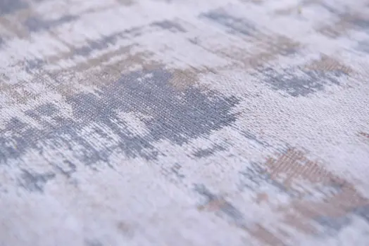 6' X 8' Gray and Beige Abstract Non Skid Area Rug