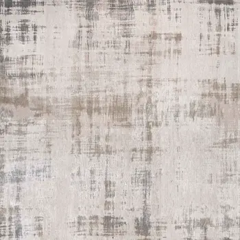 6' X 8' Gray and Beige Abstract Non Skid Area Rug