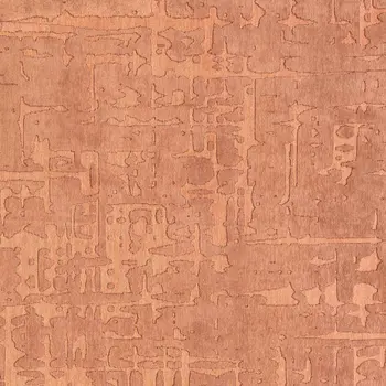 7' X 9' Orange Abstract Non Skid Area Rug