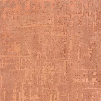 7' X 9' Orange Abstract Non Skid Area Rug
