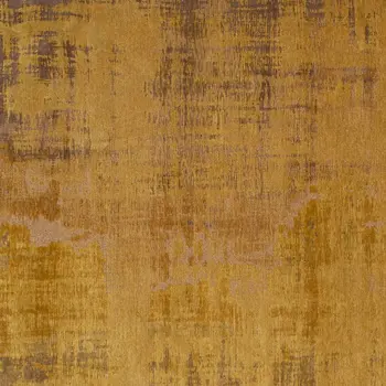5' X 7' Yellow and Brown Abstract Non Skid Area Rug