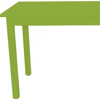48" Chartreuse Solid Wood Dining Table