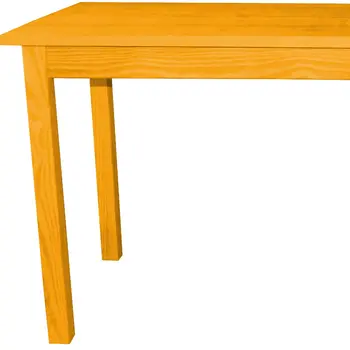 60" Goldenrod Solid Wood Dining Table